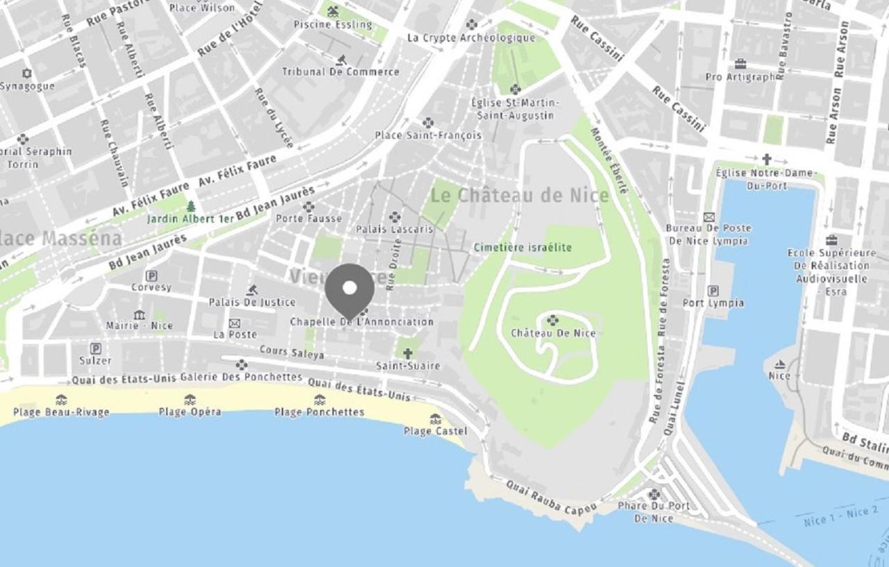 Aparthotel Riviera - Barillerie 3 - Vieille Ville 50M De La Plage- 4 Pieces - Ac Nice Luaran gambar